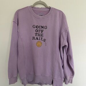 Aerie Going Off The Rails Sweatshirt